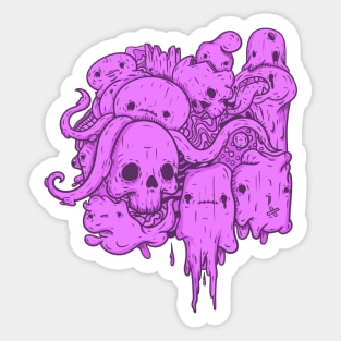 Spooky Doodle Sticker